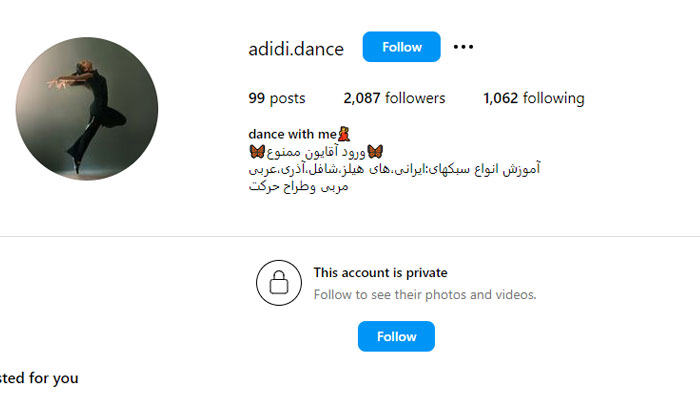 page adidi dance academy