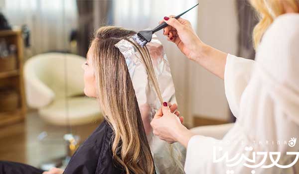 بهترین رنگ کار مو در تهران