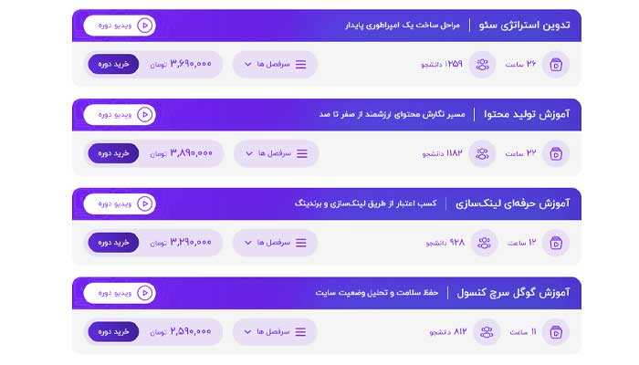 دوره جامع سئو وب سیما – امین اسماعیلی