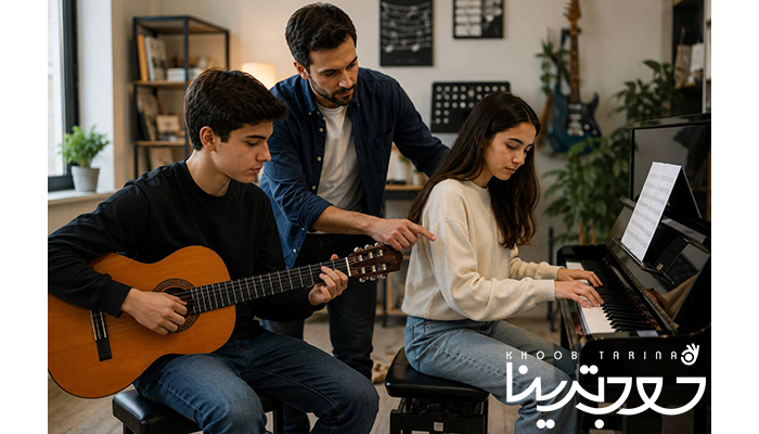 گيتار بهتر است يا پيانو ؟ 3 یادگیری گیتار و پیانو